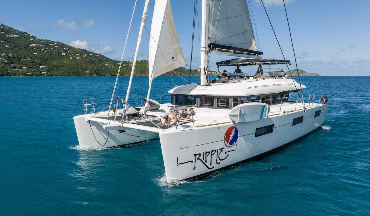 Ripple Catamaran in the Sea